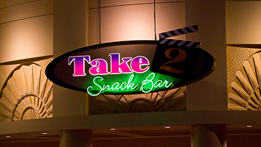 Take 2 Snack Bar Sign